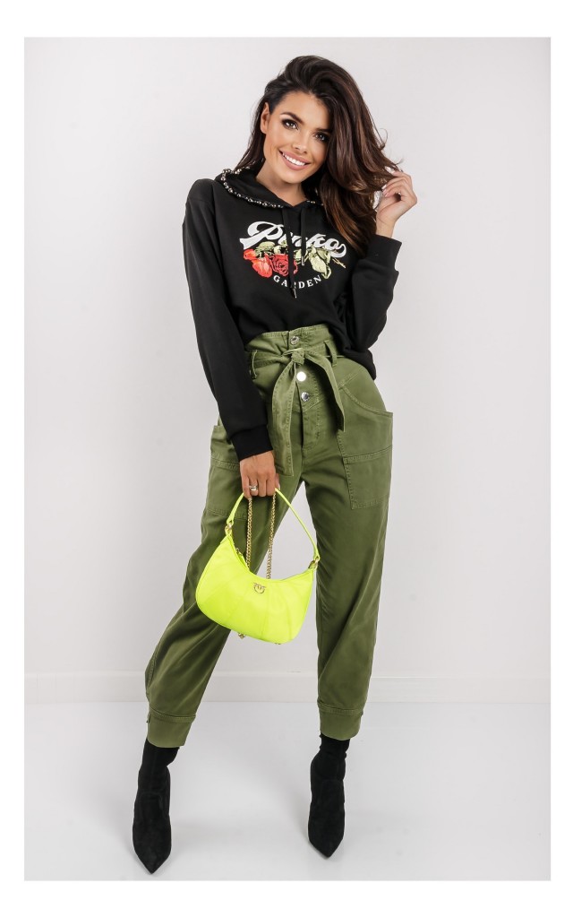 Bluza Pinko Actors Z Kapturem Czarna