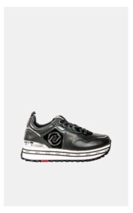 Sneakersy Liu Jo Maxi Wonder Skórzane Czarne