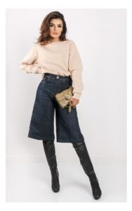 Bluza Guess Z Haftowanym Logo Beżowa