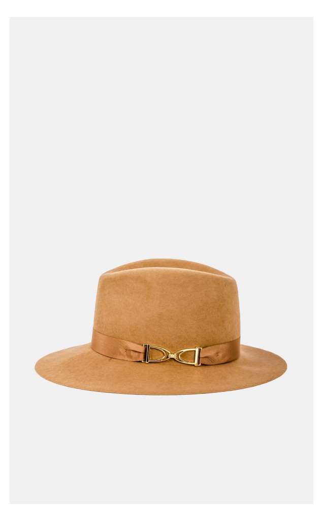 Kapelusz Elisabetta Franchi Z Logo Camel
