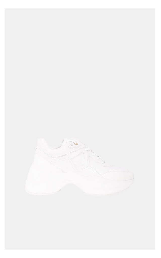 Sneakersy Guess Monogram Białe