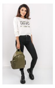 Bluza Liu Jo Zdobione Logo Biała