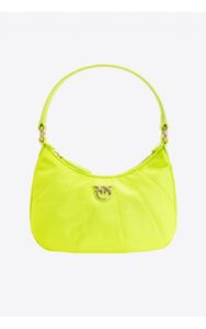 Torebka Pinko Lovelink Mini Na Ramię Limonkowa