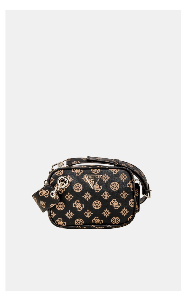 Torebka Guess Crossbody Logowana Brązowa
