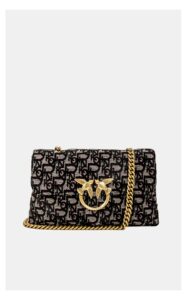Torebka Pinko Love Lady Crossbody Monogram Czarna