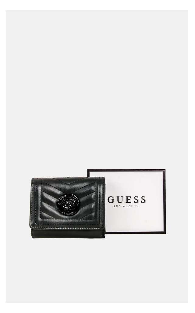 Portfel Guess Pikowany Czarny