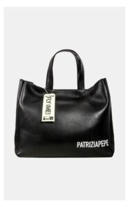 Torebka Patrizia Pepe Duża Shopper Czarna