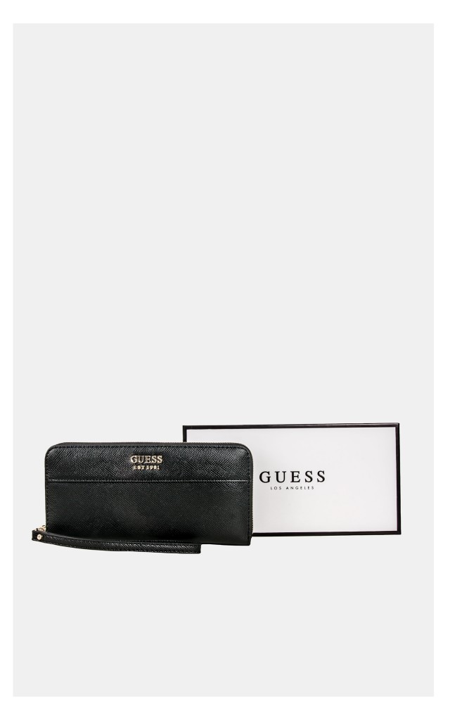Portfel Guess Logo Czarny