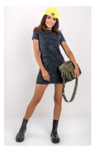 Sukienka T-shirtowa Versace Antracytowa