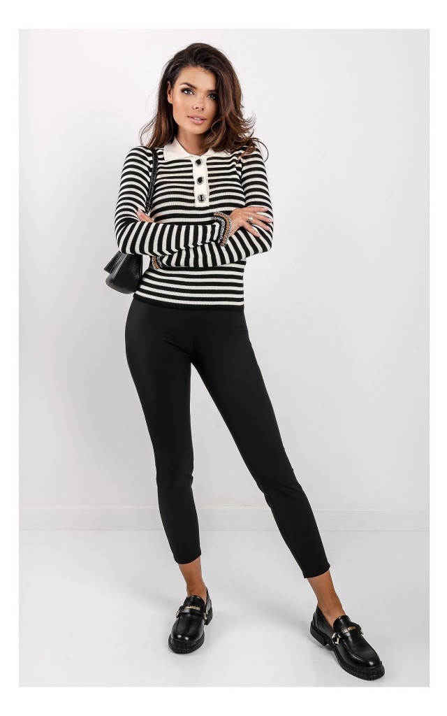 Sweter Pinko Vin Santo W Paski