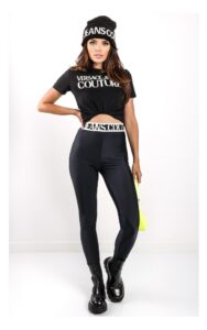 T-shirt Versace Jeans Couture Logo Czarny