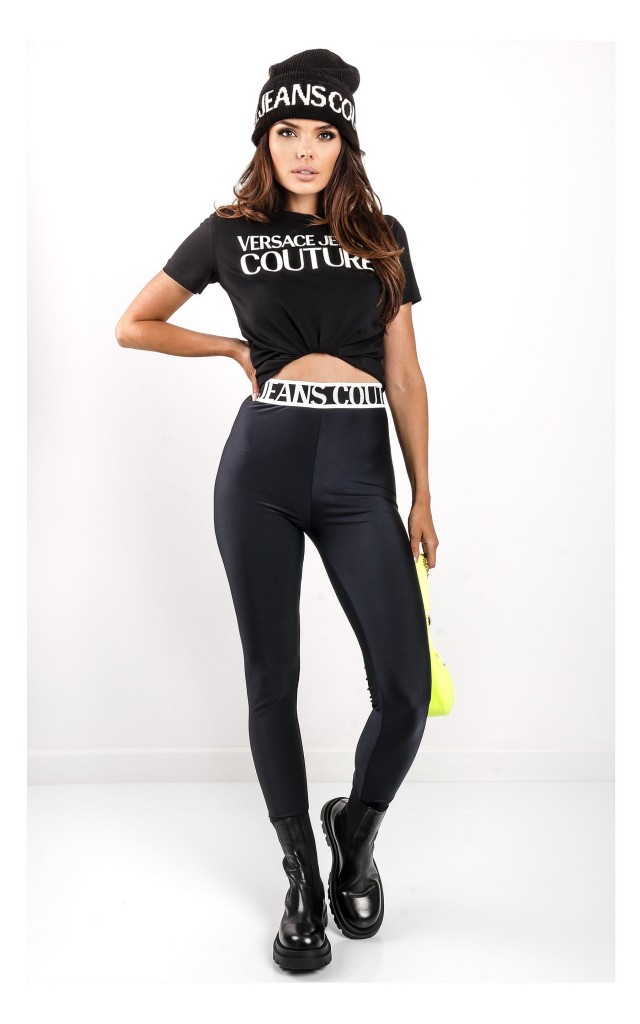 T-shirt Versace Jeans Couture Logo Czarny