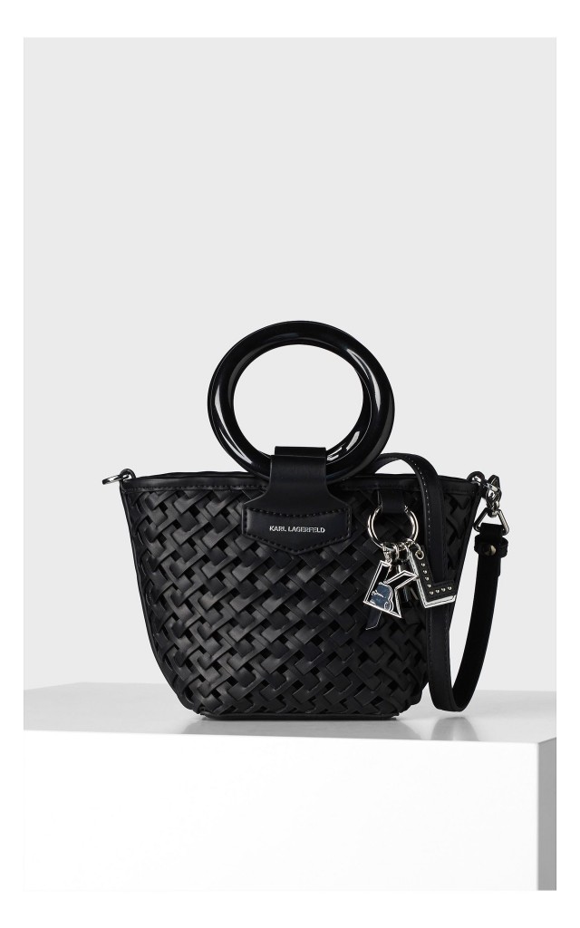Torebka Karl Lagerfeld Mini Koszyczek Czarna