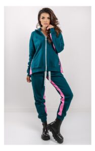 Bluza Ice Play Rozpinana Butelkowa Zieleń