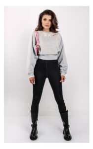Legginsy Guess Jeansowe Czarne
