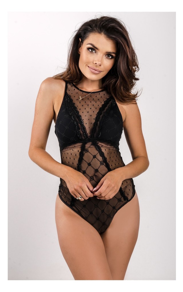Body Guess Koronkowe Czarne