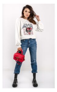 Jeansy Pinko Sury Proste Niebieskie
