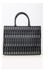 Torebka Furla Opportunity Shopper Monogram Antracyt