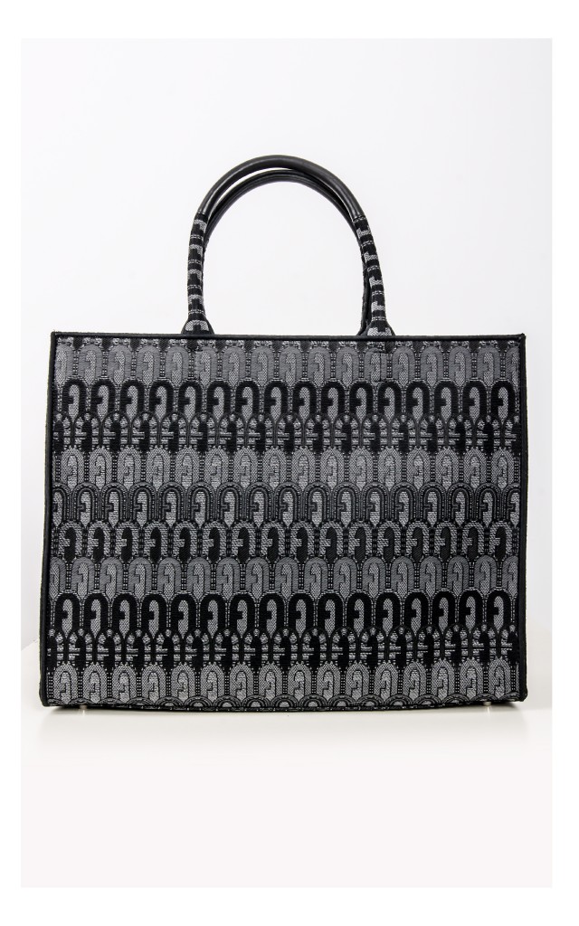 Torebka Furla Opportunity Shopper Monogram Antracyt