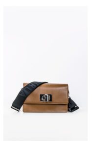 Torebka Furla Soft Mini Skórzana Koniakowa