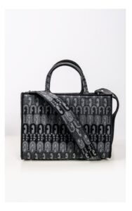 Torebka Furla Opportunity Monogram Antracyt