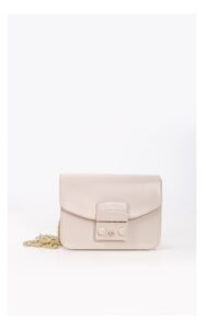 Torebka Furla Metropolis Z Łańcuszkiem Nude