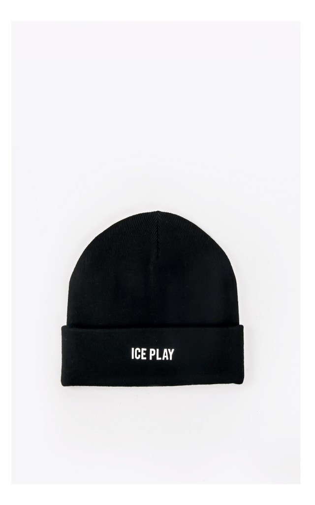 Czapka Ice Play Logowana Czarna