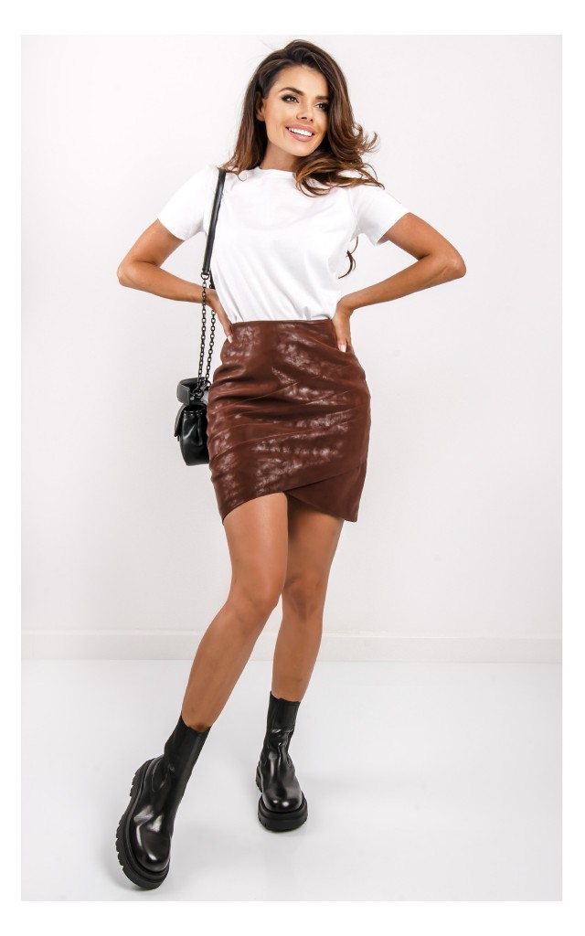 T-shirt Elisabetta Franchi Basic Biały