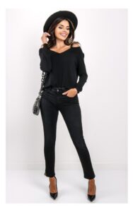 Jeansy Liu Jo New Classy Dopasowane Czarne