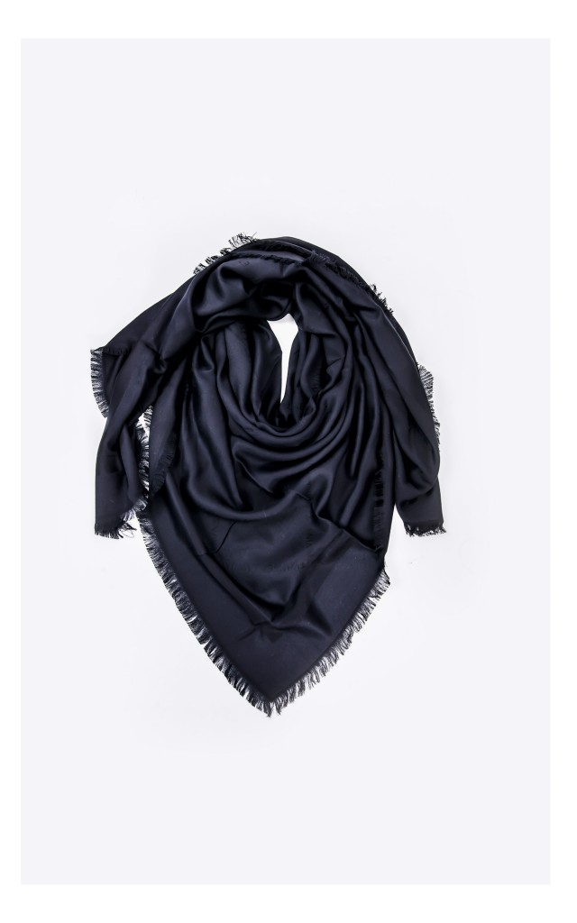 Chusta Twin Set Granatowa Logowana