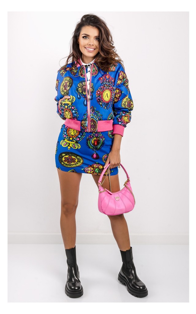 Kurtka Versace Bomber Dwustronny W Print