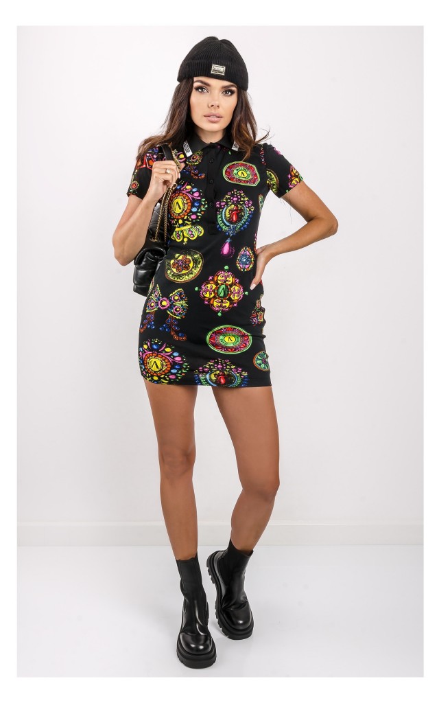 Sukienka Versace Jeans Couture Polo Black