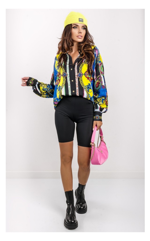 Koszula Versace Jeans Couture W Barokowy Print
