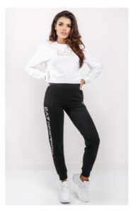 Bluza EA7 Logowana Biała