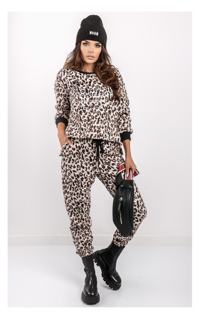 Bluza Gaudi Logowana W Panterkę