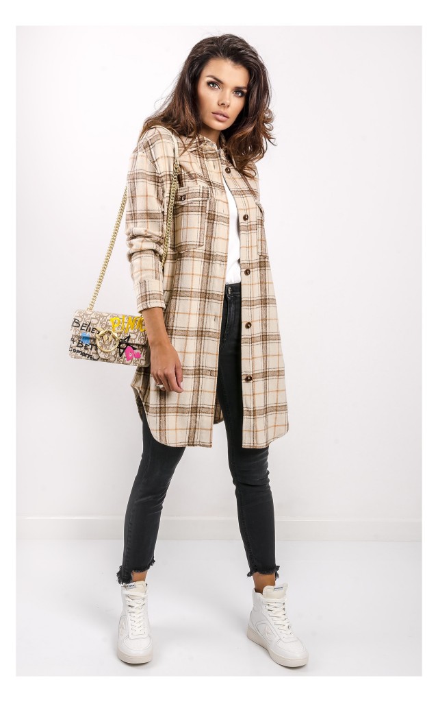 Koszula Silvian Heach Maxi W Kratę