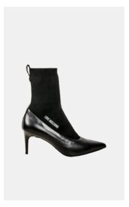 Botki Love Moschino Na Obcasie Czarne