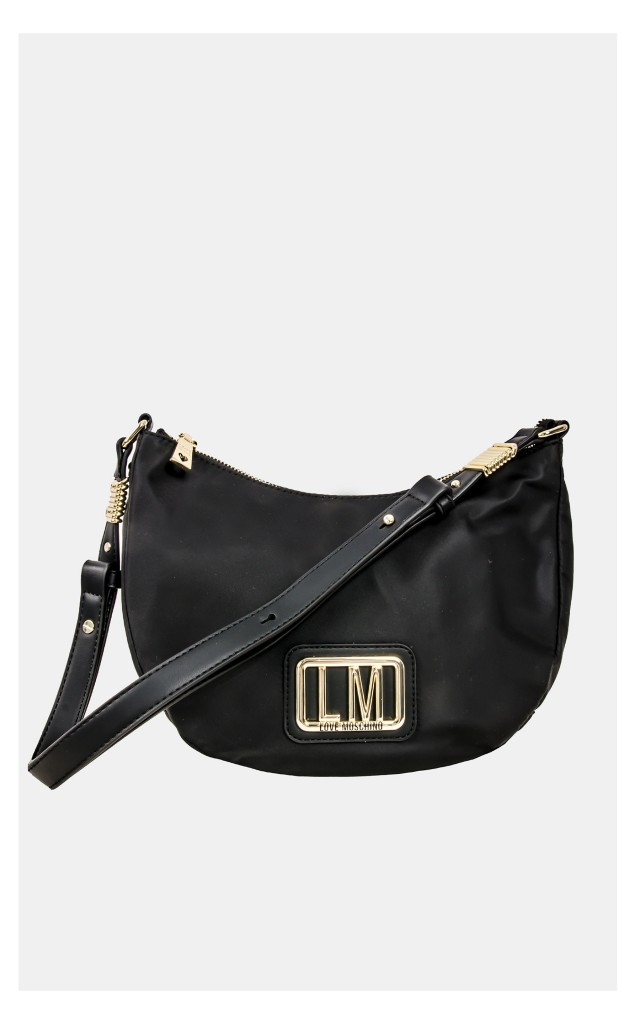 Torebka Love Moschino Na Ramię Logo Czarna
