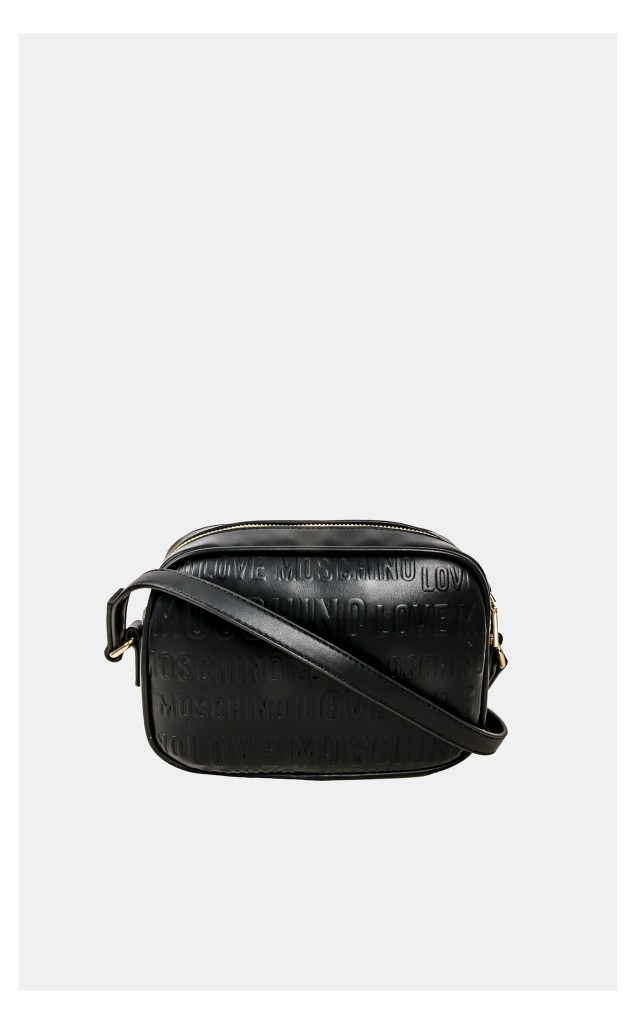 Torebka Love Moschino Crossbody Logowana Czarna