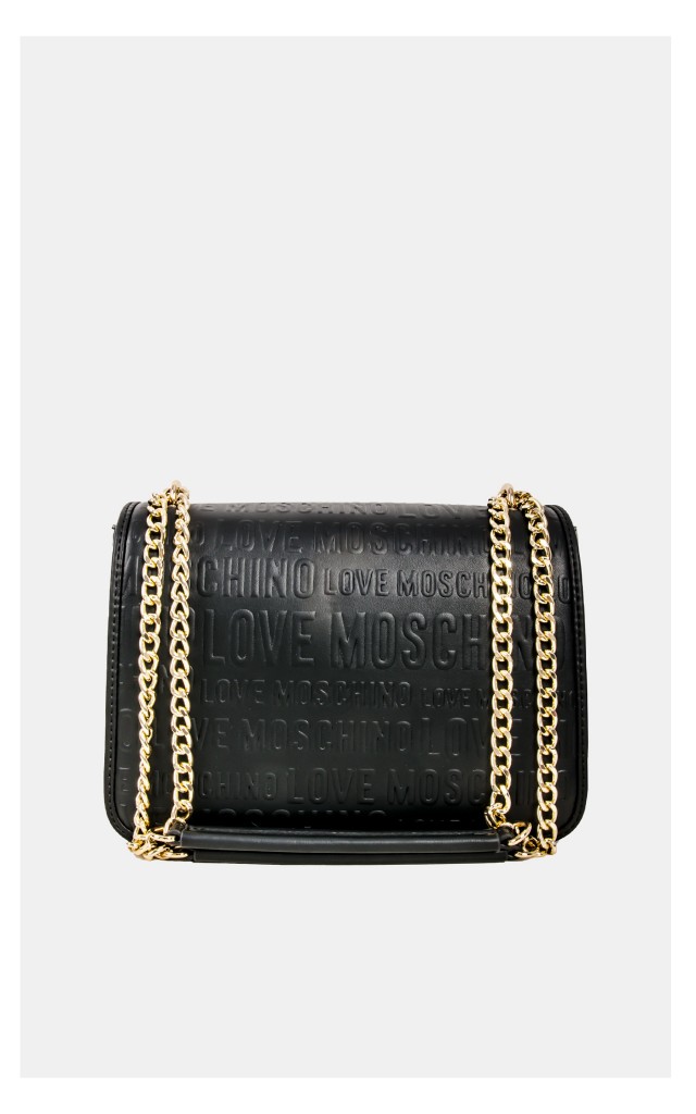 Torebka Love Moschino Crossbody Logowana Czarna