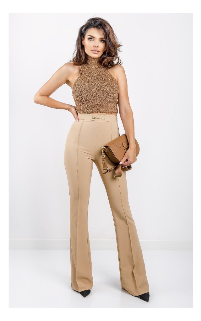 Top Elisabetta Franchi Z Ozdobnej Nici Mou