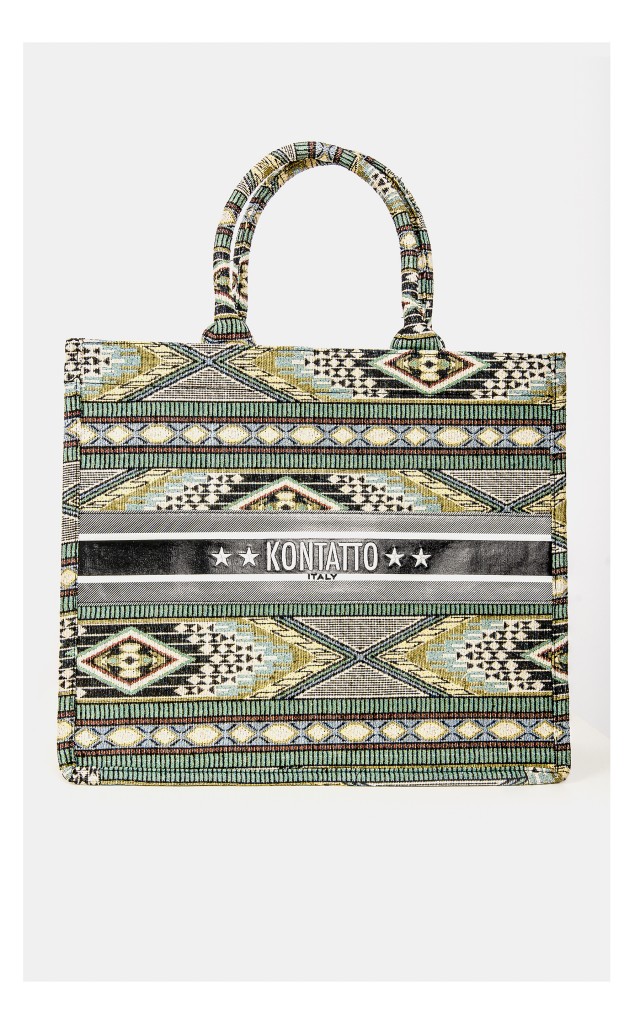 Torba Kontatto Z Logo Wielobarwny Print