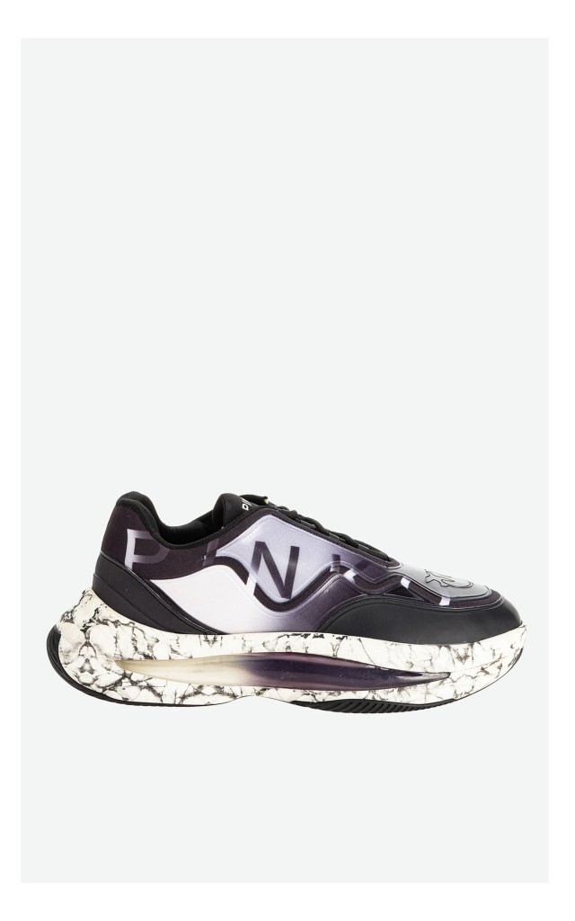 Sneakersy Pinko Ghauri Bubble Czarno Szare