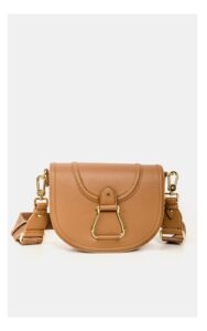 Torebka Elisabetta Franchi Crossbody Karmelowa