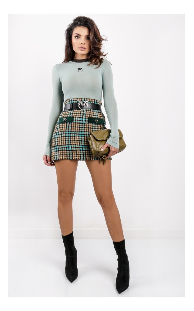 Spódnica Pinko Golmud 1 Boucle W Kratę