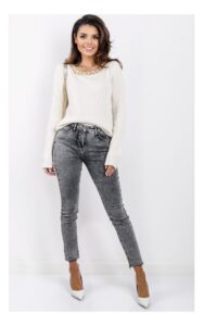 Jeansy Patrizia Pepe Regular Jegging Szare