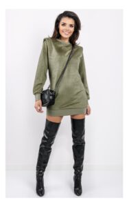 Sukienka Guess Sportowa Logo Khaki