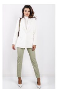 Marynarka Guess Elegancka Kremowa