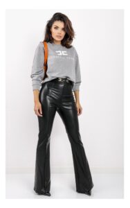 Bluza Elisabetta Franchi Logowana Szara
