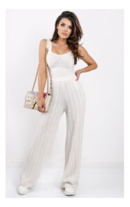 Top Guess Dzianinowy Kremowy